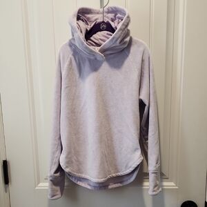Girls Velour Lavendar Hoodie